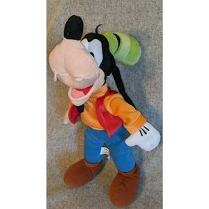 Disney Parks Goofy Plush Stuffed Animal Toy Doll 18" Authentic Original